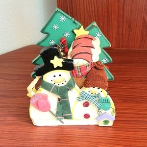 Snowman coaster set- 6 coasters